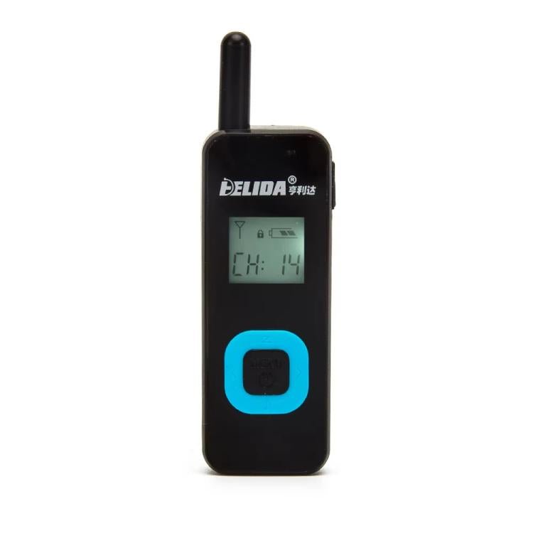 HELIDA T - M1 Mini Portable Rechargeable Two - Way Radio 22 Channels Compact Walkie Talkie US Plug Black - British D'sire