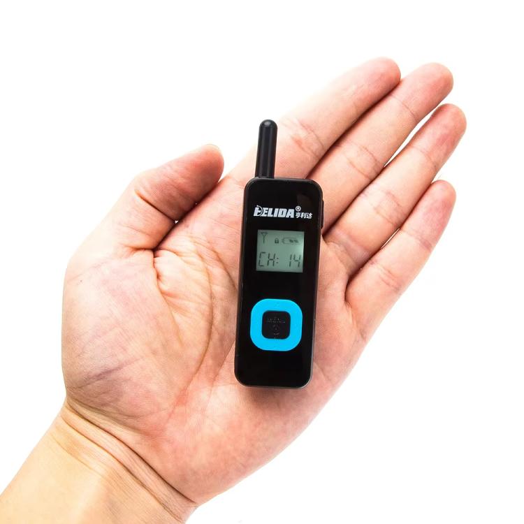 HELIDA T - M1 Mini Portable Rechargeable Two - Way Radio 22 Channels Compact Walkie Talkie US Plug Black - British D'sire