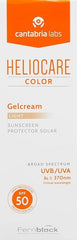 Heliocare Gelcream Colour Light SPF 50 50ml / Sun Cream For Face / Daily UVA UVB Anti-Ageing Sunscreen Protection / Suits All Skin Types / Natural-looking Foundation Coverage - British D'sire