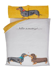 Hello Sausage Kids Children Bedding Single Double Toddler Duvet Quilt Cover Set Boys Girls - Duvet Set - British D'sire