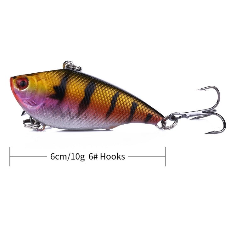 HENGJIA VI022 10g 6cm Plastic VIB Lure Hard Bait With Sound Beads(7) - British D'sire