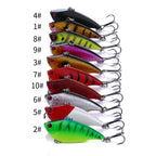HENGJIA VI022 10g 6cm Plastic VIB Lure Hard Bait With Sound Beads(7) - British D'sire