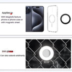 HEPAIL AC74 Magsafe Magnetic Smartphone Light Portable Handheld Selfie Light(Black) - British D'sire