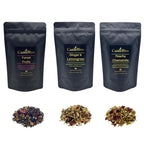 Herbal Tea Selection, 3 Wellness Loose Leaf Teas (3 Flavours, 100g Each) - Tea & Infusions - British D'sire