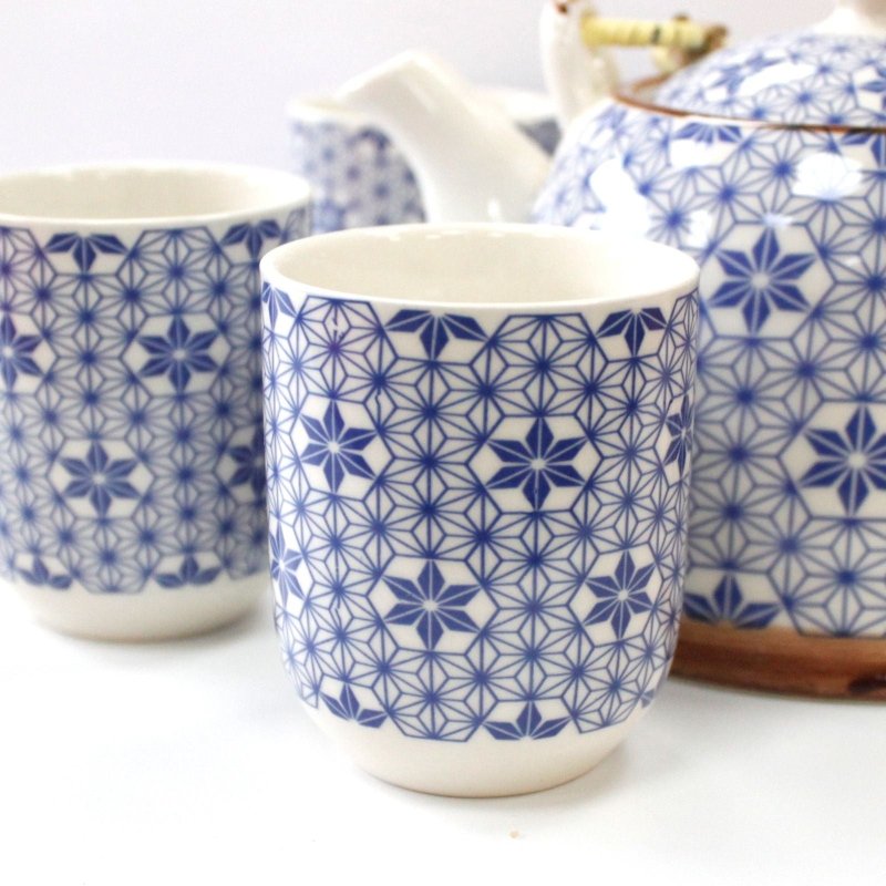 Herbal Teapot Set - Blue Star - Herbal Teapot Set - British D'sire