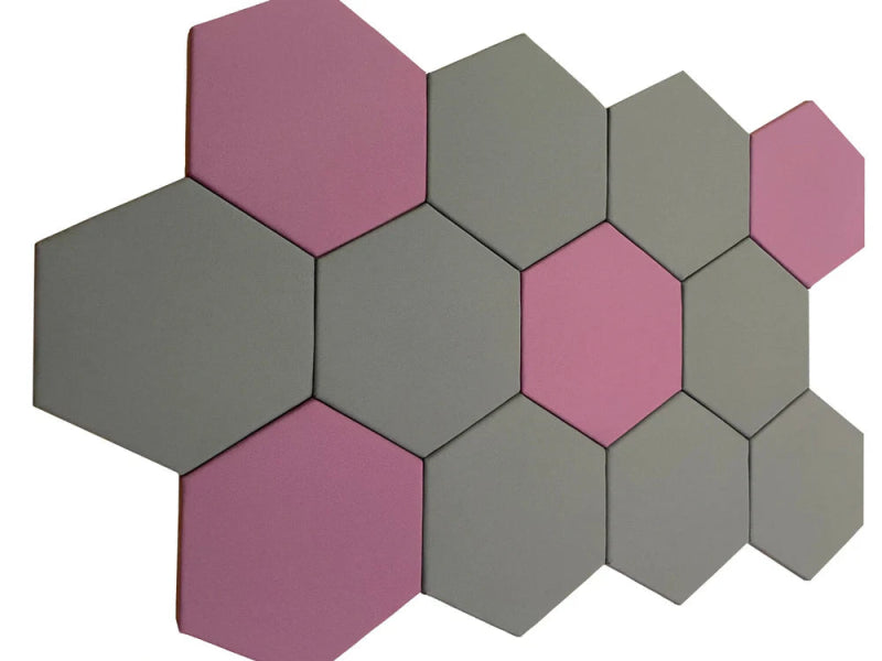 HexaPanel Wall Mounted Acoustic Panel - Office Acoustic Panel - Wall Mounted - British D'sire Main image