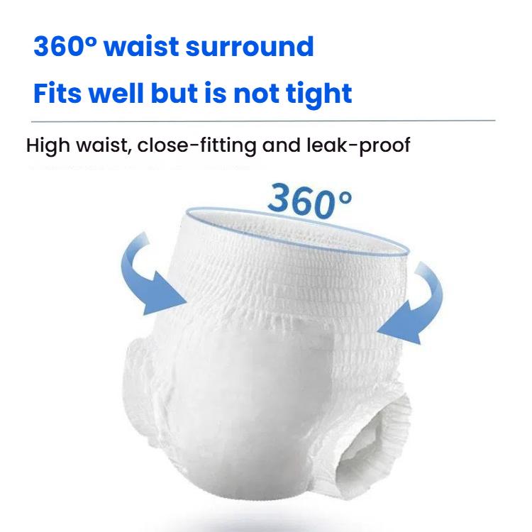 Hexibao Underwear Style Adult Diapers, Size: Thickened L 44pcs - British D'sire