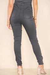High Waist Jeggings - Jeans - British D'sire