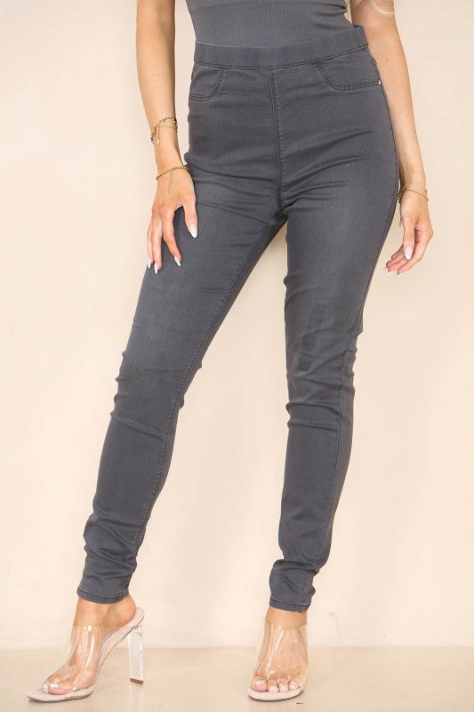 High Waist Jeggings - Jeans - British D'sire