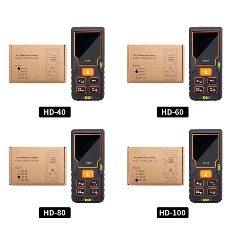 HILDA HD60 High Accuracy Laser Rangefinder Laser Electronics Ruler - British D'sire