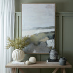 Hillside View Hand Painted Canvas in Frame - Wall Art & Signs - British D'sire