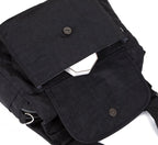 Hippie Love & Peace Cross Body Tote Shoulder Bag Multiple Zip Compartments - British D'sire