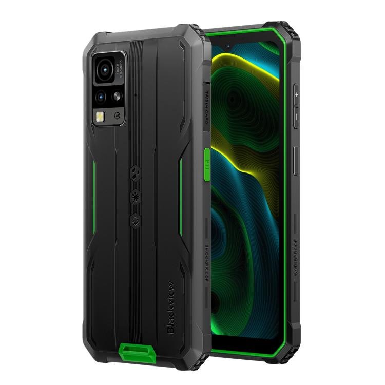 [HK Warehouse] Blackview BV4800 SE Rugged Phone, 4GB+64GB, 6.56 inch Android 15 UMS9320E T615 Octa Core, Network: 4G, OTG, NFC (Green) - British D'sire
