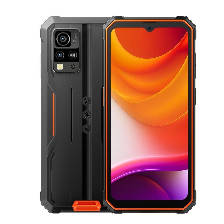 [HK Warehouse] Blackview BV4800 SE Rugged Phone, 4GB+64GB, 6.56 inch Android 15 UMS9320E T615 Octa Core, Network: 4G, OTG, NFC (Orange) - British D'sire Main image