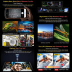 [HK Warehouse] Blackview BV8200 Rugged Phone, 12GB+256GB, 6.5 inch + 1.3 inch Android 14 MediaTekHelio G100 MT8781, Network: 4G, NFC (Green) - British D'sire