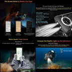 [HK Warehouse] Blackview BV8200 Rugged Phone, 12GB+256GB, 6.5 inch + 1.3 inch Android 14 MediaTekHelio G100 MT8781, Network: 4G, NFC (Green) - British D'sire