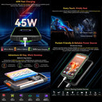 [HK Warehouse] Blackview BV8200 Rugged Phone, 12GB+256GB, 6.5 inch + 1.3 inch Android 14 MediaTekHelio G100 MT8781, Network: 4G, NFC (Green) - British D'sire