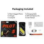 [HK Warehouse] Blackview Oscal Pilot 5 5G Rugged Phone, 8GB+256GB, 6.67 inch Android 16 UMS9620 T8100 Octa Core, Network: 5G, OTG, NFC (Yellow) - British D'sire