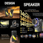 [HK Warehouse] Blackview Oscal Pilot 5 5G Rugged Phone, 8GB+256GB, 6.67 inch Android 16 UMS9620 T8100 Octa Core, Network: 5G, OTG, NFC (Yellow) - British D'sire