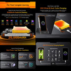 [HK Warehouse] Blackview Oscal TANK 1, 16GB+512GB, 6.78 inch Android 15 DokeOS 4.2 Mediatek Dimensity 7050 Octa Core, Network: 5G, OTG, NFC (Orange) - British D'sire