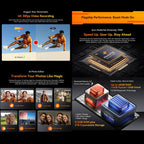 [HK Warehouse] Blackview Oscal TANK 1, 16GB+512GB, 6.78 inch Android 15 DokeOS 4.2 Mediatek Dimensity 7050 Octa Core, Network: 5G, OTG, NFC (Orange) - British D'sire