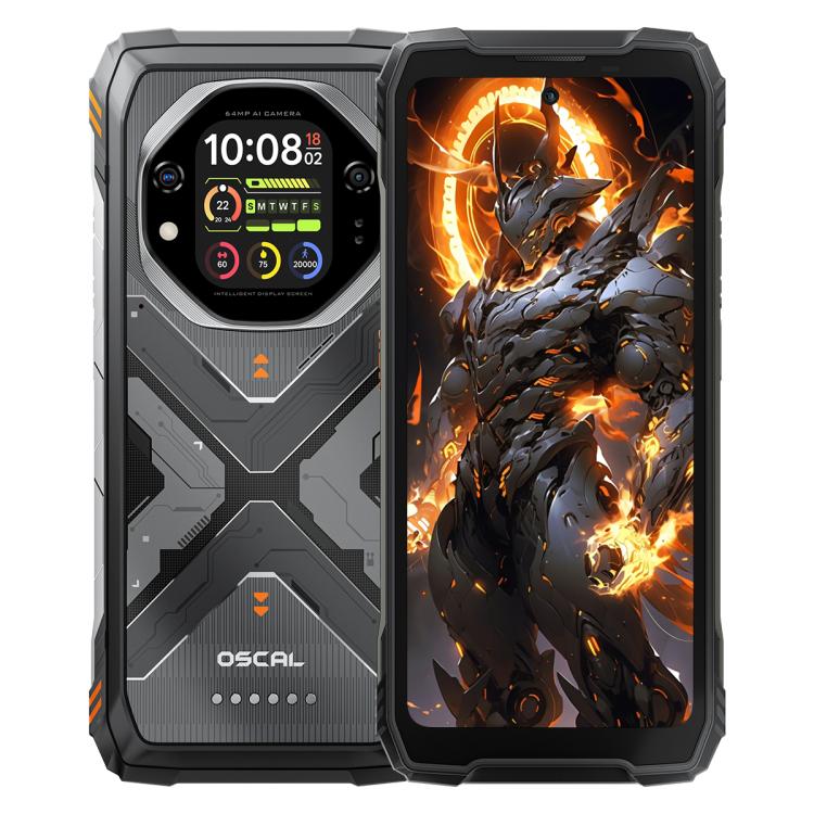 [HK Warehouse] Blackview Oscal TANK 1, 16GB+512GB, 6.78 inch Android 15 DokeOS 4.2 Mediatek Dimensity 7050 Octa Core, Network: 5G, OTG, NFC (Orange) - British D'sire Main image