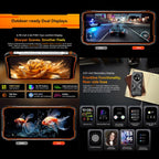 [HK Warehouse] Blackview Oscal TANK 1, 16GB+512GB, 6.78 inch Android 15 DokeOS 4.2 Mediatek Dimensity 7050 Octa Core, Network: 5G, OTG, NFC (Orange) - British D'sire