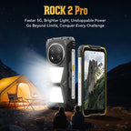 [HK Warehouse] Blackview ROCK 2 Pro Rugged Phone, 8GB+256GB, 6.67 inch Android 16 Unisoc UMS9620 T8100 Octa Core, Network: 5G, OTG, NFC(Black) - British D'sire