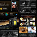 [HK Warehouse] Blackview ROCK 5 Rugged Phone, 12GB+256GB, 6.78 inch Android 16 Helio G100 MT8781 Octa Core, Network: 4G, OTG, NFC (Black) - British D'sire