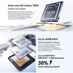 [HK Warehouse] Blackview SHARK 9, 8GB+256GB, 6.67 inch Android 14 Unisoc T820 Octa Core, Network: 5G (Black) - British D'sire