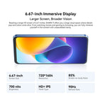[HK Warehouse] Blackview SHARK 9, 8GB+256GB, 6.67 inch Android 14 Unisoc T820 Octa Core, Network: 5G (Black) - British D'sire