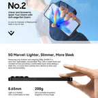 [HK Warehouse] Blackview SHARK 9, 8GB+256GB, 6.67 inch Android 14 Unisoc T820 Octa Core, Network: 5G (Black) - British D'sire