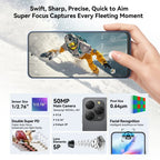 [HK Warehouse] Blackview SHARK 9, 8GB+256GB, 6.67 inch Android 14 Unisoc T820 Octa Core, Network: 5G (Black) - British D'sire