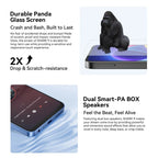 [HK Warehouse] Blackview SHARK 9, 8GB+256GB, 6.67 inch Android 14 Unisoc T820 Octa Core, Network: 5G (Black) - British D'sire