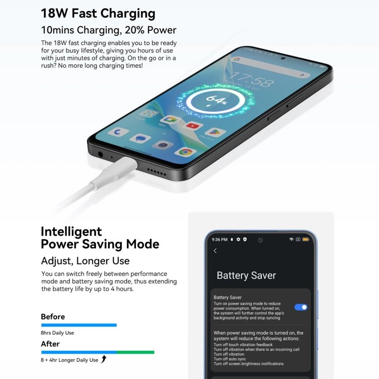 [HK Warehouse] Blackview SHARK 9, 8GB+256GB, 6.67 inch Android 14 Unisoc T820 Octa Core, Network: 5G (Black) - British D'sire