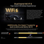 [HK Warehouse] HOTWAV Hyper 7 Rugged Phone, 8GB+256GB, 10800mAh, 6.6 inch Android 14 MediaTek Dimensity 7050 5G, Network: 5G, OTG, NFC (Black) - British D'sire