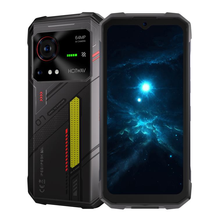 [HK Warehouse] HOTWAV Hyper 7 Rugged Phone, 8GB+256GB, 10800mAh, 6.6 inch Android 14 MediaTek Dimensity 7050 5G, Network: 5G, OTG, NFC (Black) - British D'sire Main image