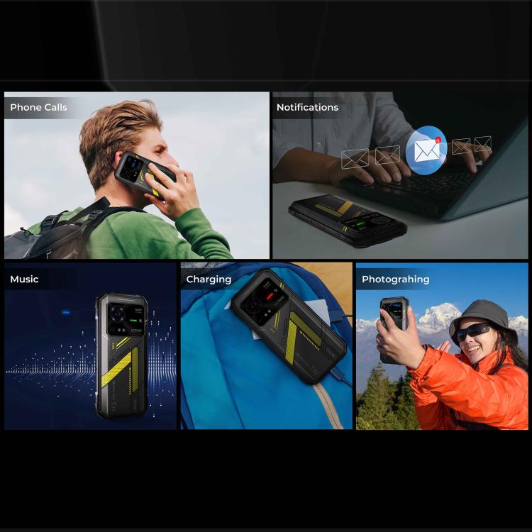 [HK Warehouse] HOTWAV Hyper 7 Rugged Phone, 8GB+256GB, 10800mAh, 6.6 inch Android 14 MediaTek Dimensity 7050 5G, Network: 5G, OTG, NFC (Black) - British D'sire