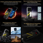 [HK Warehouse] HOTWAV Hyper 7 Rugged Phone, 8GB+256GB, 10800mAh, 6.6 inch Android 14 MediaTek Dimensity 7050 5G, Network: 5G, OTG, NFC (Black) - British D'sire