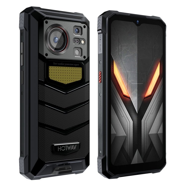[HK Warehouse] HOTWAV W11 Rugged Phone, 6GB+256GB, Night Vision, 20800mAh, 6.6 inch Android 13 MT8788 Octa Core, Network: 4G, OTG, Recording Call (Cosmic Black) - British D'sire