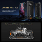 [HK Warehouse] Oukitel WP23 Plus Rugged Phone, 8GB+256GB, 6.52 inch Android 14.0Unisoc T606 Octa - core, NFC, OTG, Network: 4G (Orange) - British D'sire