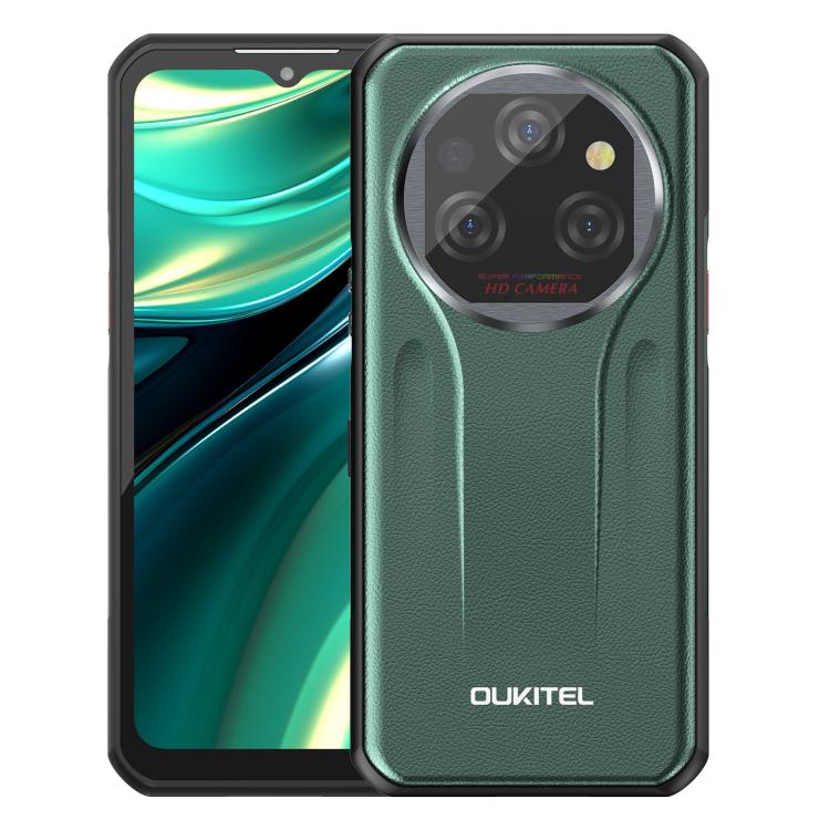 [HK Warehouse] Oukitel WP39 Pro 5G Rugged Phone, 12GB+512GB, Night Vision, Fingerprint Identification, 6.6 inch Android 14 MediaTek Dimensity 6300 Octa Core, NFC, OTG, Network: 5G (Green) - British D'sire Main image