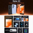 [HK Warehouse] Ulefone Note 22, 3GB+32GB, 5.0 inch Android 16 Go Unisoc T7100 Octa Core, Network: 4G, OTG (Black) - British D'sire