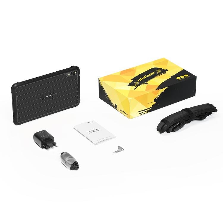 [HK Warehouse] Ulefone Rugking Pad Pro Rugged Tablet PC, 8GB+128GB, 8.68 inch Android 16 Unisoc T7250 Octa Core 4G Network, EU Plug (Black) - British D'sire