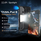 [HK Warehouse] Unihertz 8849 Tank Pad E Rugged Tablet PC & Projector, 12GB+512GB, 10.95 inch Android 14 MT6789 Octa Core 4G Network, EU Plug (Black) - British D'sire