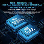 [HK Warehouse] Unihertz Tank 3 Pro 5G / 8849, 16GB+512GB, Projector, 200MP Camera, Night Vision, 23800mAh Battery, 6.79 inch Android 13 Dimensity 8200 Octa Core, Network: 5G(Black) - British D'sire