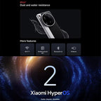 [HK Warehouse] Xiaomi 15 Ultra Global, 16GB+512GB, 3D Ultrasonic Fingerprint, 200MP Camera, 6.73 inch Xiaomi HyperOS 2 Snapdragon 8 Elite Octa Core 3nm, NFC, Network: 5G (Black) - British D'sire