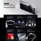 [HK Warehouse] Xiaomi 15 Ultra Global, 16GB+512GB, 3D Ultrasonic Fingerprint, 200MP Camera, 6.73 inch Xiaomi HyperOS 2 Snapdragon 8 Elite Octa Core 3nm, NFC, Network: 5G (Black) - British D'sire