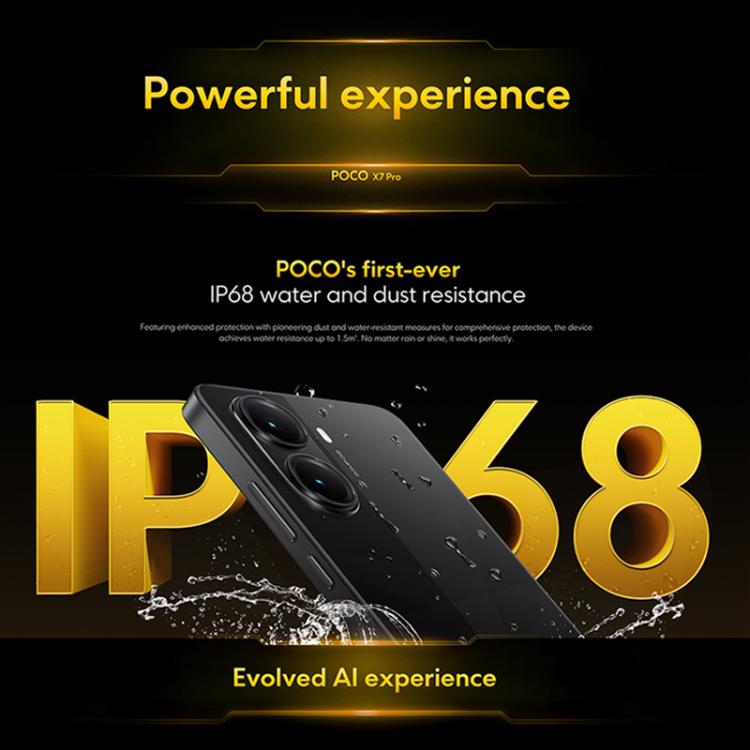 [HK Warehouse] Xiaomi POCO X7 Pro 5G Global, 12GB+256GB, In - screen Fingerprint, 6.67 inch Xiaomi HyperOS 2 MediaTek Dimensity 8400 - Ultra Octa Core, NFC, Network: 5G (Green) - British D'sire