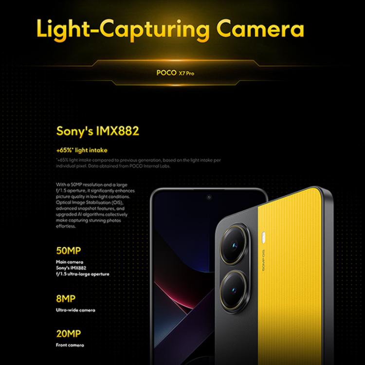 [HK Warehouse] Xiaomi POCO X7 Pro 5G Global, 12GB+256GB, In - screen Fingerprint, 6.67 inch Xiaomi HyperOS 2 MediaTek Dimensity 8400 - Ultra Octa Core, NFC, Network: 5G (Green) - British D'sire